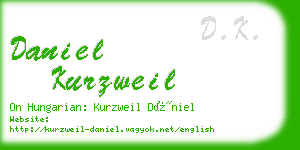 daniel kurzweil business card